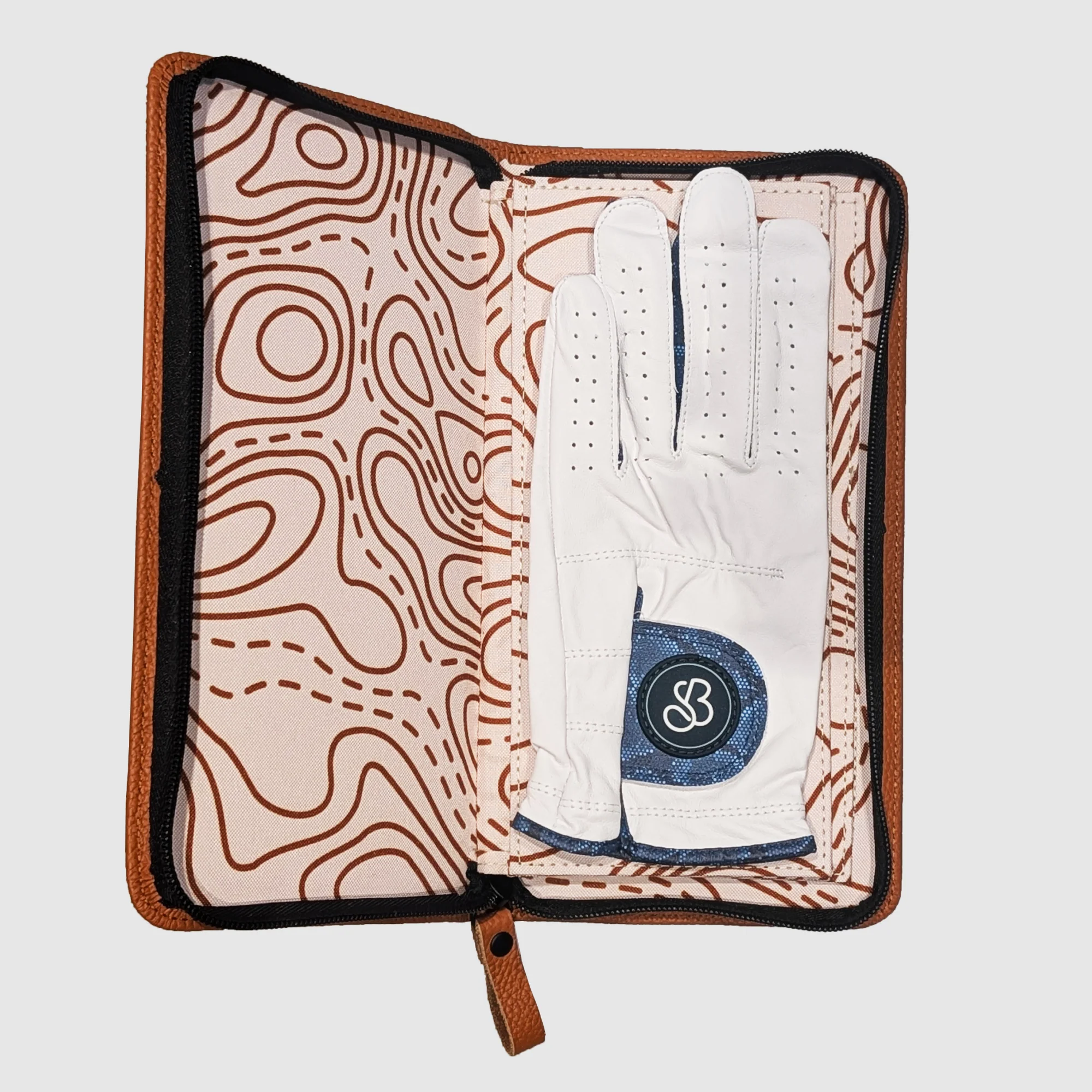 Leather golf glove case - Image 10